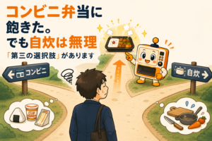 コンビニ弁当に飽きた。でも自炊は無理。第三の選択肢があります