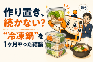作り置きが続かない 冷凍鍋を1ヶ月やった結論